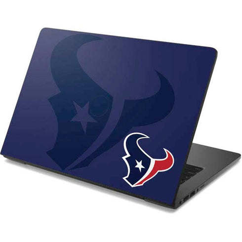 NFL Houston Texans Double Vision Dell Chromebook Skin