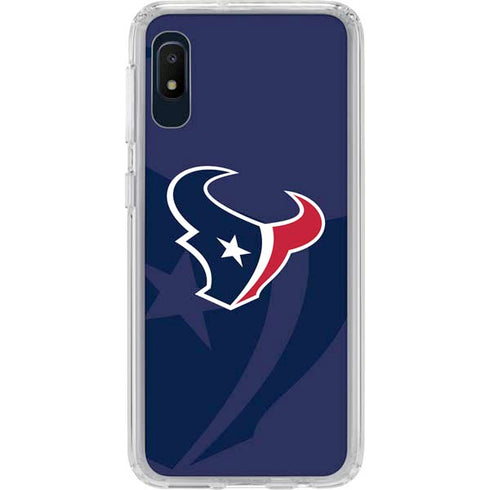 NFL Houston Texans Double Vision Galaxy A10e Clear Case