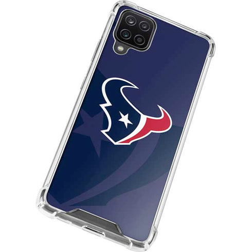 NFL Houston Texans Double Vision Galaxy A12 Clear Case