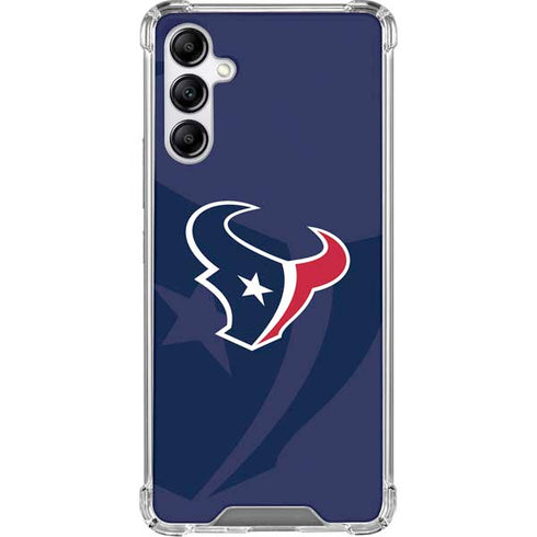 NFL Houston Texans Double Vision Galaxy A15 5G Clear Case
