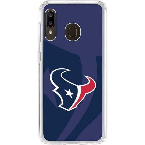 NFL Houston Texans Double Vision Galaxy A20 Clear Case
