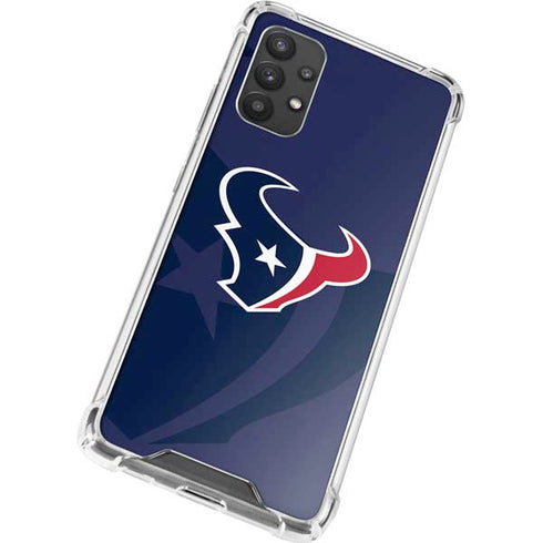 NFL Houston Texans Double Vision Galaxy A32 5G Clear Case