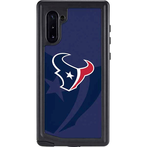 NFL Houston Texans Double Vision Galaxy Note 10 Waterproof Case