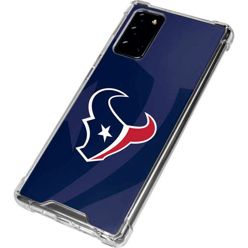 NFL Houston Texans Double Vision Galaxy Note20 5G Clear Case