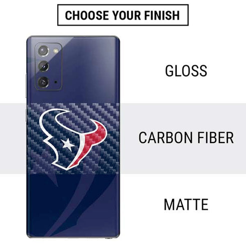 NFL Houston Texans Double Vision Galaxy Note20 5G Skin