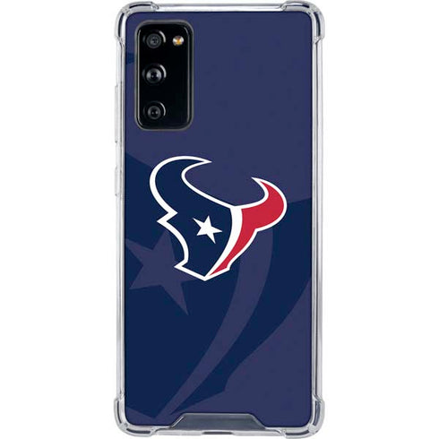 NFL Houston Texans Double Vision Galaxy S20 FE Clear Case
