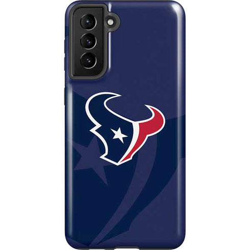 NFL Houston Texans Double Vision Galaxy S21 Plus 5G Pro Case