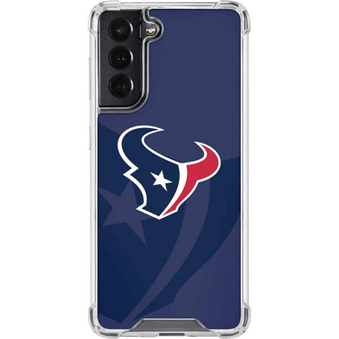 NFL Houston Texans Double Vision Galaxy S22 Clear Case