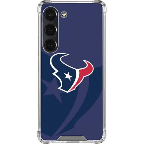 NFL Houston Texans Double Vision Galaxy S23 Clear Case