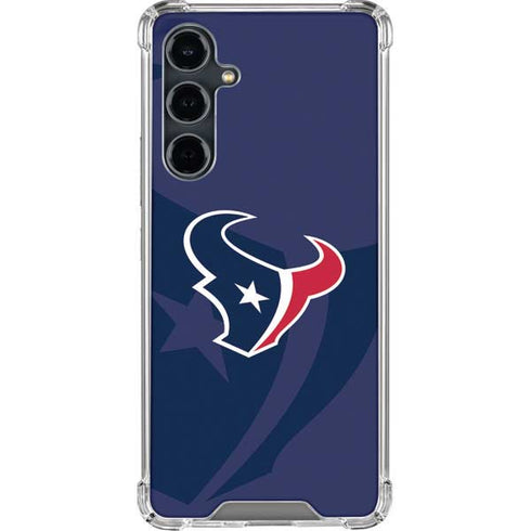 NFL Houston Texans Double Vision Galaxy S23 FE Clear Case