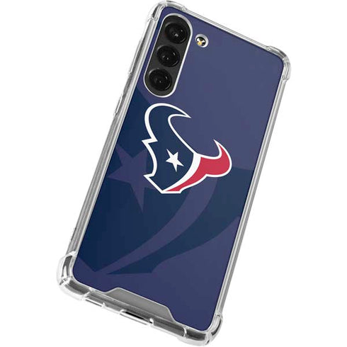 NFL Houston Texans Double Vision Galaxy S23 Plus Clear Case