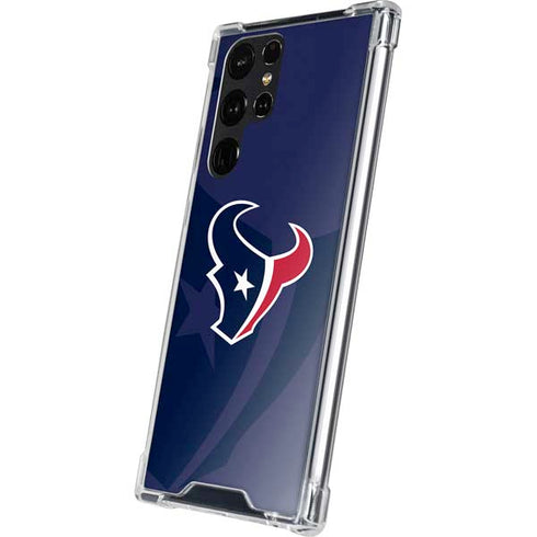 NFL Houston Texans Double Vision Galaxy S24 Ultra Clear Case