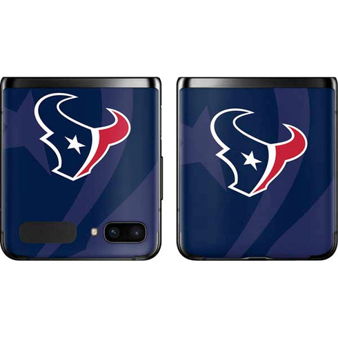 NFL Houston Texans Double Vision Galaxy Z Flip Skin