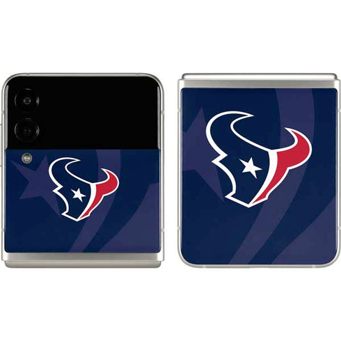 NFL Houston Texans Double Vision Galaxy Z Flip3 5G Skin