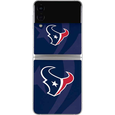 NFL Houston Texans Double Vision Galaxy Z Flip3 5G Skin