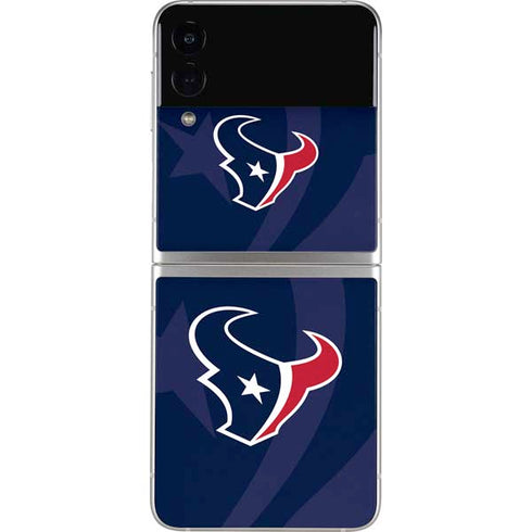 NFL Houston Texans Double Vision Galaxy Z Flip4 5G Skin