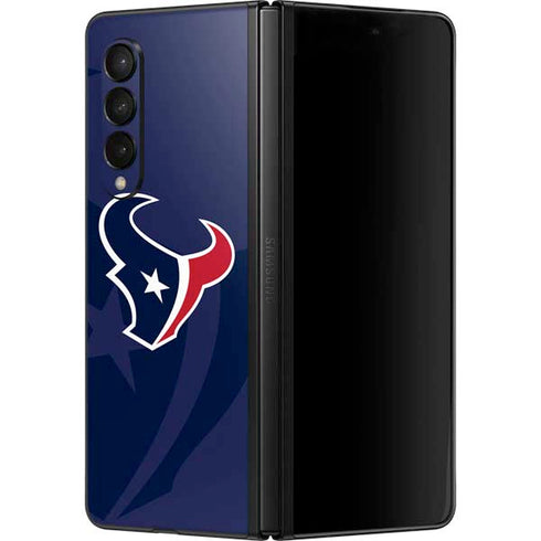 NFL Houston Texans Double Vision Galaxy Z Fold3 5G Skin