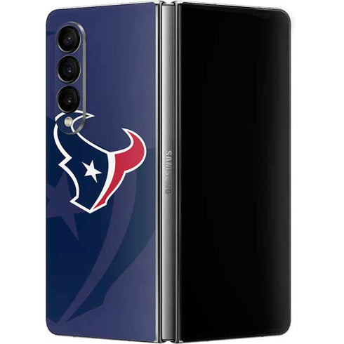 NFL Houston Texans Double Vision Galaxy Z Fold4 5G Skin