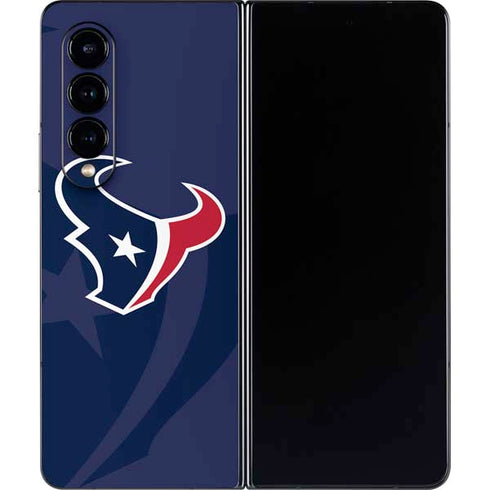 NFL Houston Texans Double Vision Galaxy Z Fold4 5G Skin