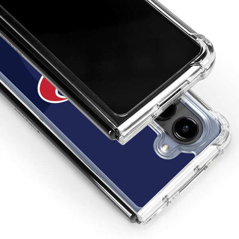 NFL Houston Texans Double Vision Galaxy Z Fold5 5G Clear Case
