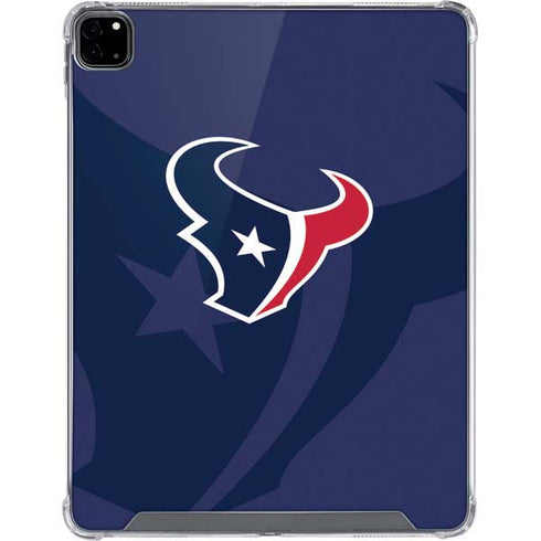 NFL Houston Texans Double Vision iPad Pro 12.9in (2020) Clear Case