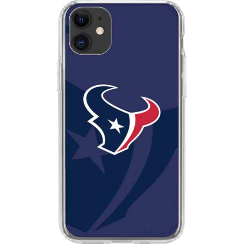 NFL Houston Texans Double Vision iPhone 11 Clear Case