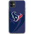 NFL Houston Texans Double Vision iPhone 11 Clear Case