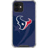 NFL Houston Texans Double Vision iPhone 12 Mini Clear Case