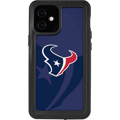 NFL Houston Texans Double Vision iPhone 12 Mini Waterproof Case