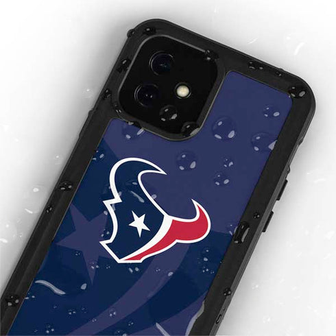 NFL Houston Texans Double Vision iPhone 12 Mini Waterproof Case