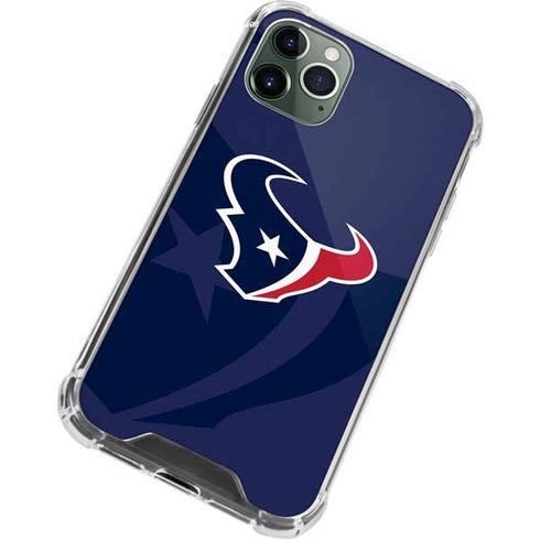 NFL Houston Texans Double Vision iPhone 12 Pro Clear Case
