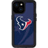 NFL Houston Texans Double Vision iPhone 13 Mini Waterproof Case