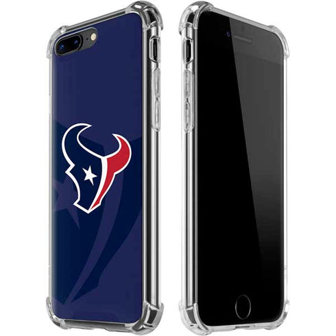NFL Houston Texans Double Vision iPhone 7/8 Plus Clear Case