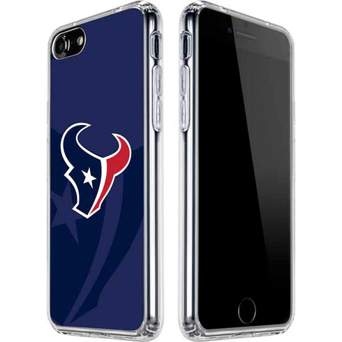 NFL Houston Texans Double Vision iPhone SE (2nd & 3rd Gen) Clear Case