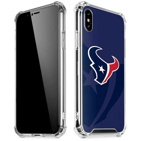 NFL Houston Texans Double Vision iPhone X/XS Clear Case