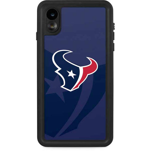 NFL Houston Texans Double Vision iPhone XR Waterproof Case