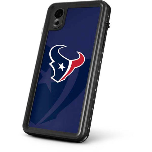 NFL Houston Texans Double Vision iPhone XR Waterproof Case
