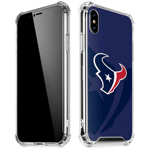 NFL Houston Texans Double Vision iPhone XS Max Clear Case
