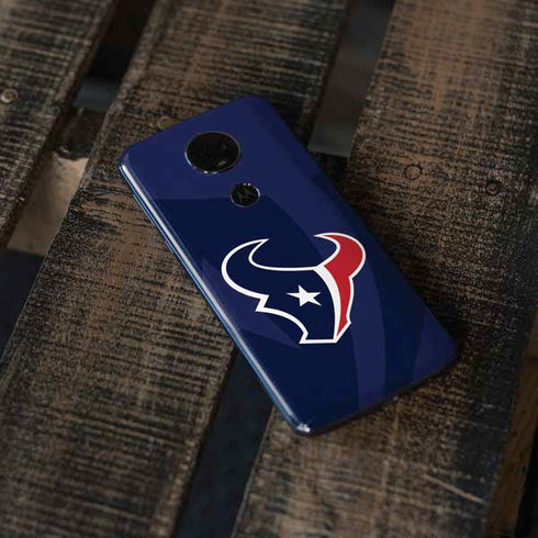 NFL Houston Texans Double Vision Moto E5 Plus Skin