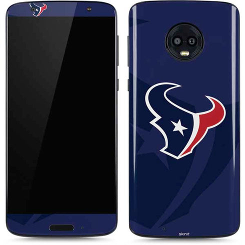 NFL Houston Texans Double Vision Moto G6 Skin