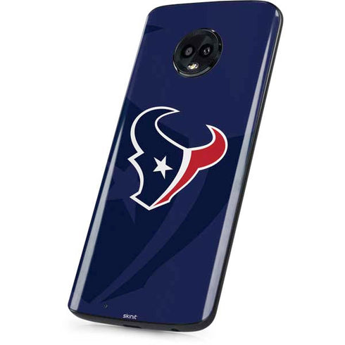 NFL Houston Texans Double Vision Moto G6 Skin