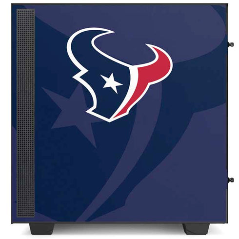 NFL Houston Texans Double Vision NZXT H510 Compact ATX Mid-Tower Case Skin