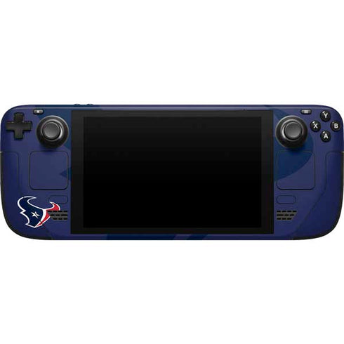 NFL Houston Texans Double Vision Steam Deck Handheld Gaming Computer Skin