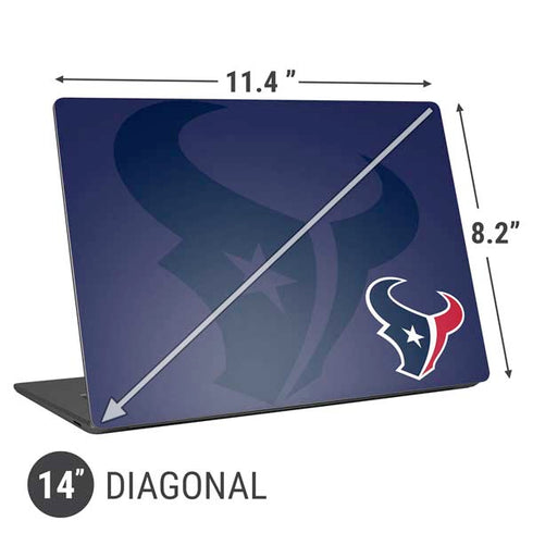NFL Houston Texans Double Vision Universal Laptop 14in (11.4 x 8.2in) Skin