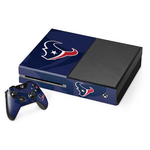 NFL Houston Texans Double Vision Xbox One Console and Controller Bundle Skin