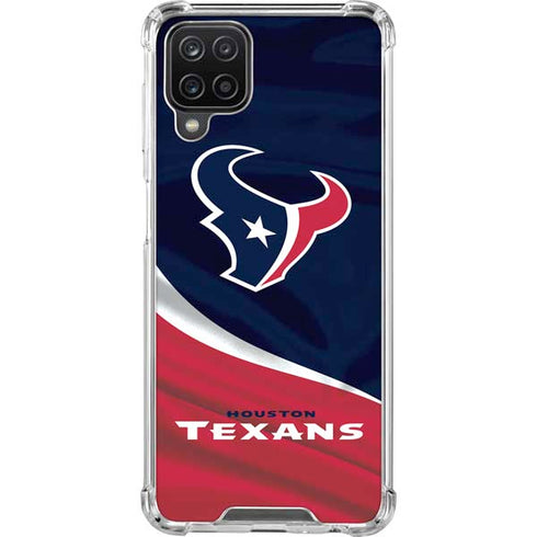 NFL Houston Texans Galaxy A12 Clear Case