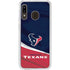 NFL Houston Texans Galaxy A20 Clear Case
