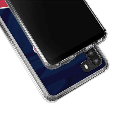 NFL Houston Texans Galaxy A21 Clear Case
