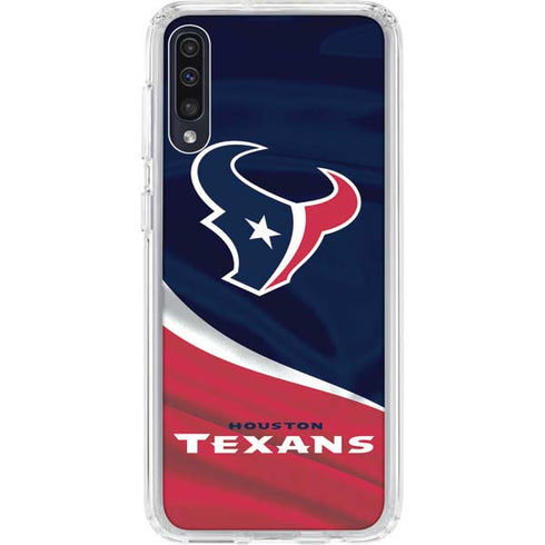 NFL Houston Texans Galaxy A50 Clear Case
