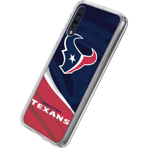 NFL Houston Texans Galaxy A50 Clear Case